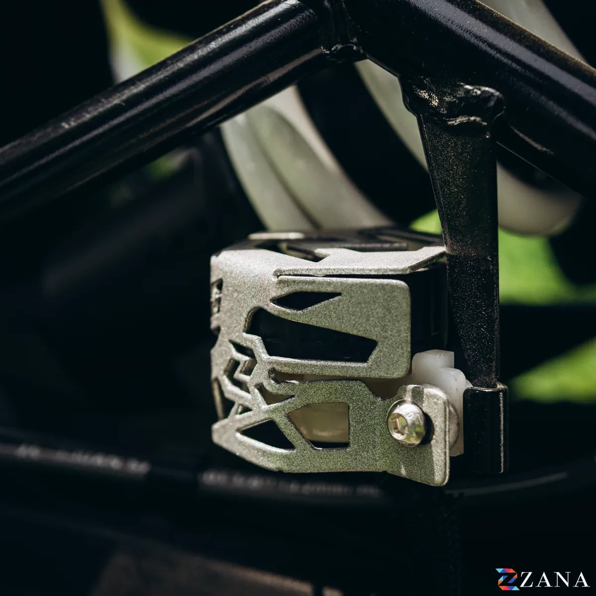 Zana Rear Oil Reservoir Hex Cover (Silver) For BMW F 450 GS - ZI-8811
