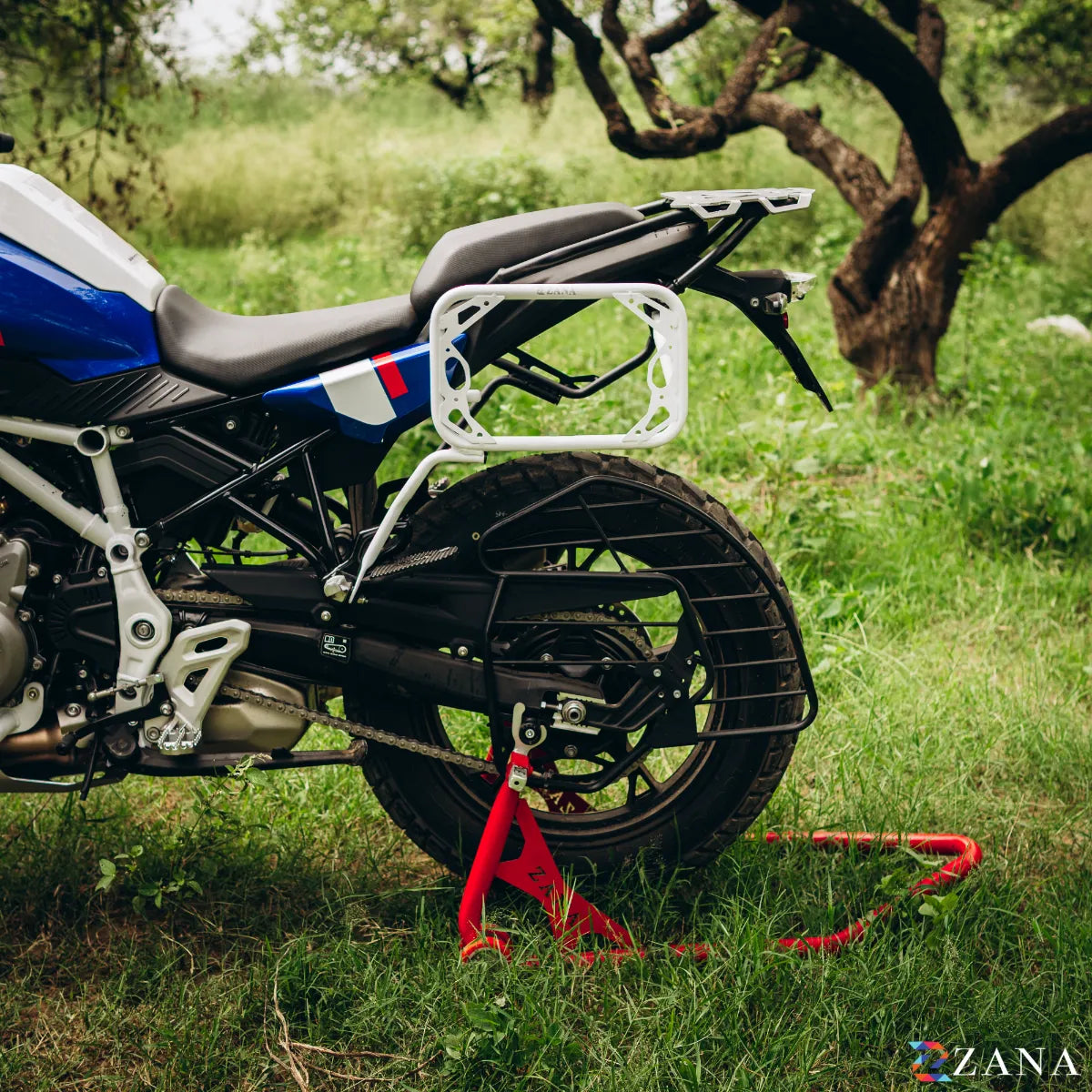 Zana Roadster Pro Saddle Stay For BMW F 450 GS (White) - ZI-8808