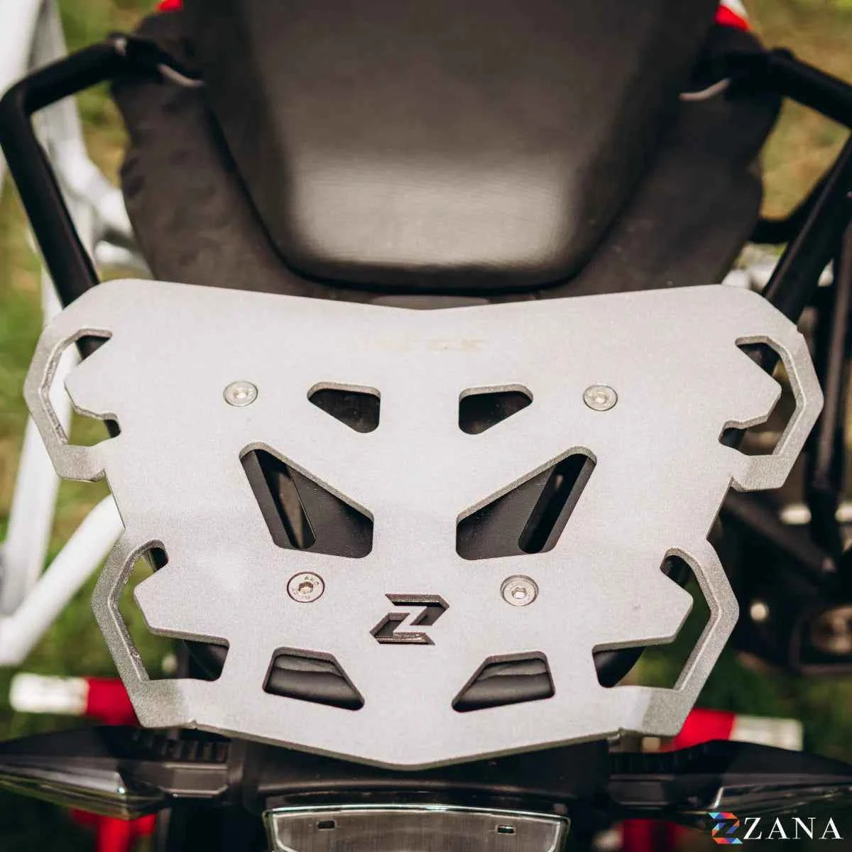 Zana Top Rack Plate Aluminum Silver For BMW F 450 GS - ZI-8784