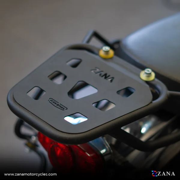 Zana Top Rack With Plate New W-1 Cb350 H'ness Honda Split Seat/single Seat Version-2 (ZI-8130B)