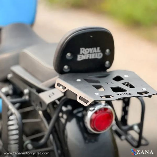 Zana Top Rack With Plate Sheet Metal Type-2 For Royal Enfield Meteor 350-ZI-8400