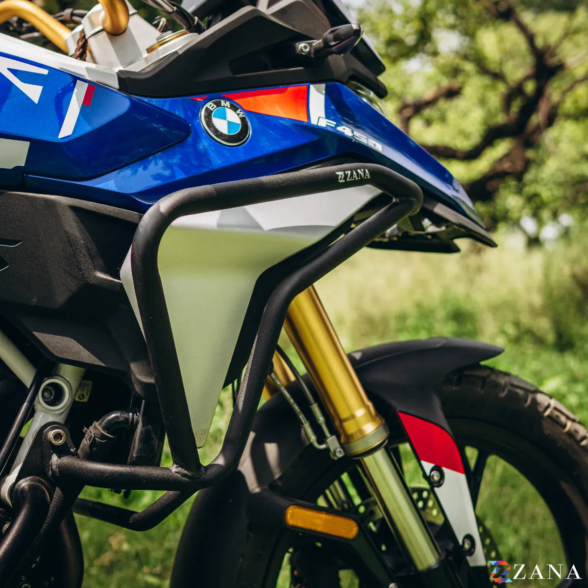 Zana Upper Crash Guard For BMW F 450 GS (Texture Black) - ZI-8778