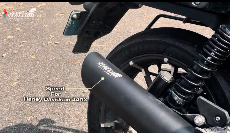 Silver Stallion Speed Slip-On Exhaust for Harley Davidson 440x