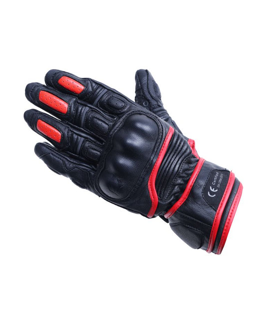 Solace Ramble Riding Gloves ( RED ) - Riders Junction