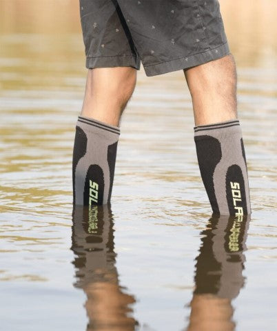 Solace Suska Core WP Socks Black & Neon - Riders Junction