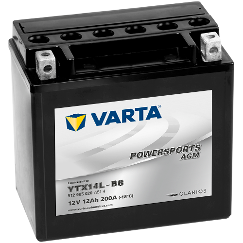 varta agm motorsports battery 14LBS