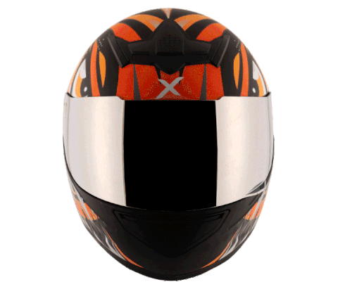 AXOR RAGE TROGON BLACK ORANGE HELMET