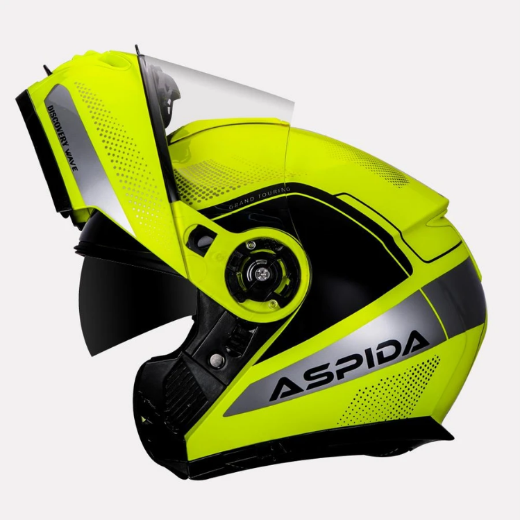 Aspida Discovery Wave Helmets Fluroscent Yellow