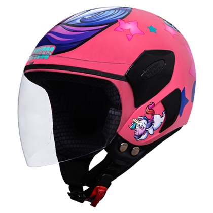 Femm Super 540 D1 Decor Pink Helmet - Studds