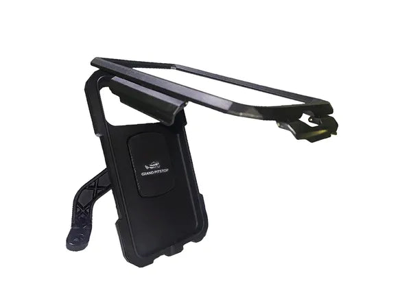 GrandPitstop Mirror Mount Fully Waterproof Bike / Motorcycle / Scooter Mobile Phone Holder Mount Without Charger (Black)