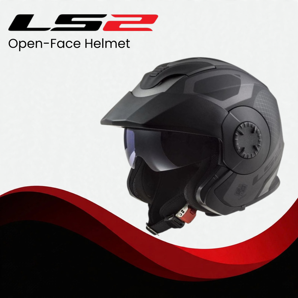 LS2 Open Face Helmet