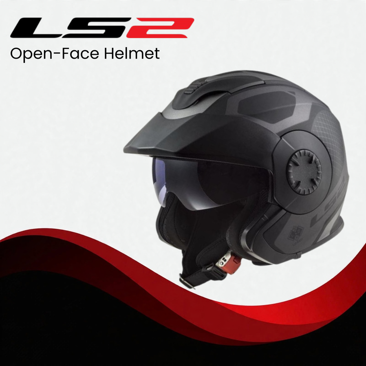 LS2 Open Face Helmet