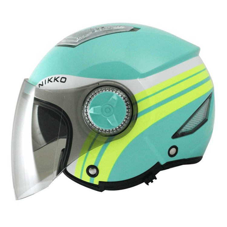 Nikko N-556 Urban WONDER Helmet (LIGHT GREEN) - Riders Junction