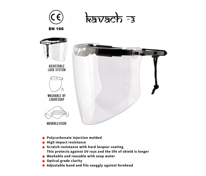 kavach 3 face shield