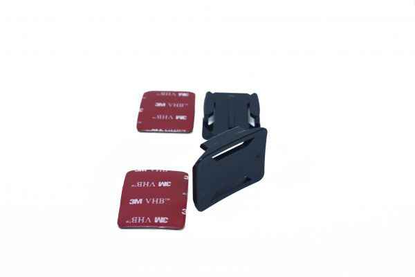 Base Mounts 2x Flat &amp; 2x Curved Mounts - Action Cams