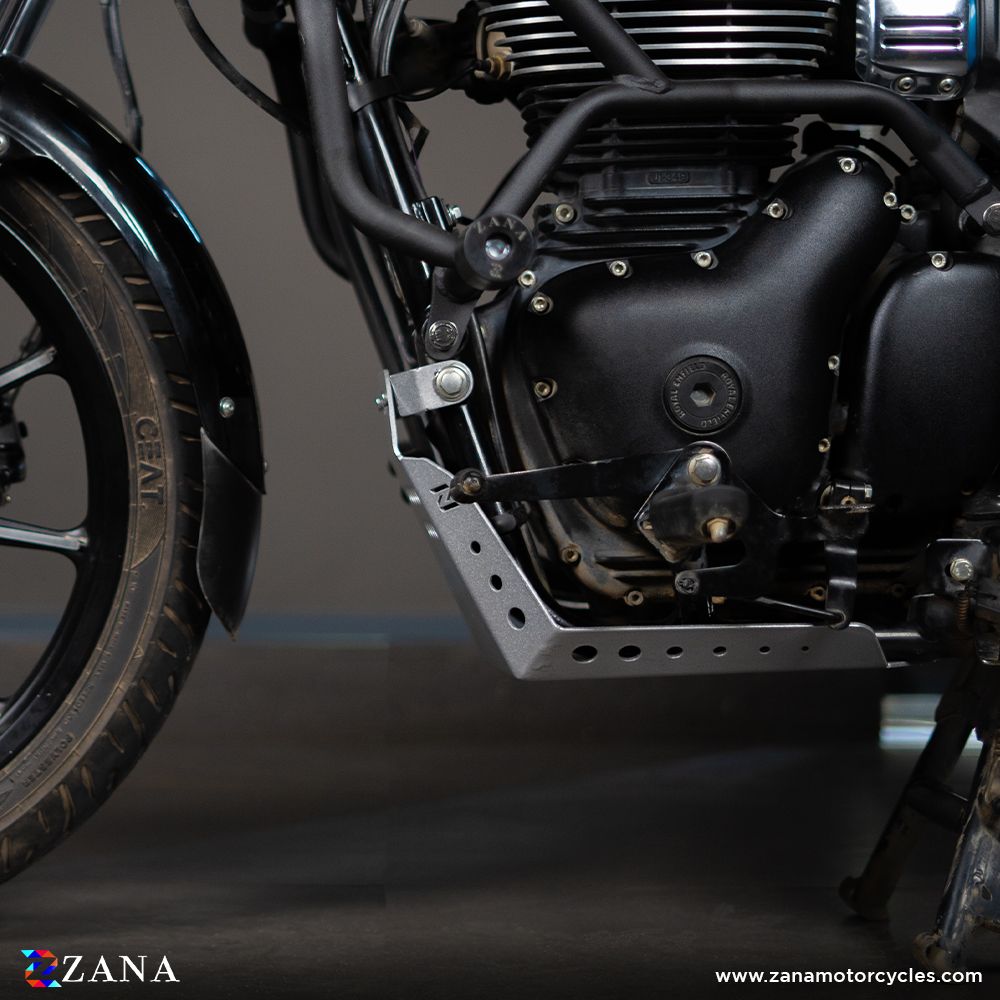 Bash Plate Silver for RE Meteor 350-ZANA - ZI-8282