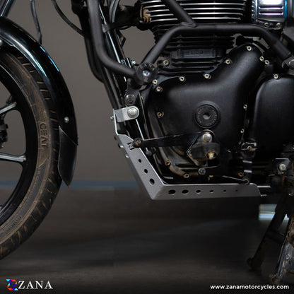 Bash Plate Silver for RE Meteor 350-ZANA - ZI-8282