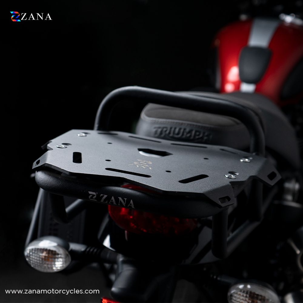 Top Rack with Plate Type-2 for Triumph Street Scrambler 900 - ZANA - ZI-5100