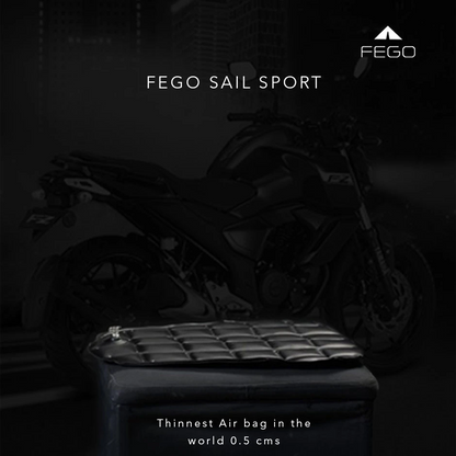 Fego Sail Sport - Air Suspension Seat for Motorcycles - 1001FS - Riders Junction