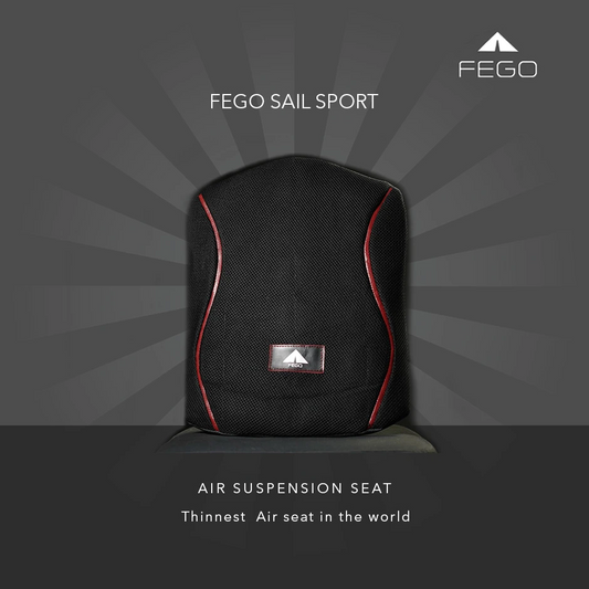 Fego Sail Sport - Air Suspension Seat for Motorcycles - 1001FS - Riders Junction