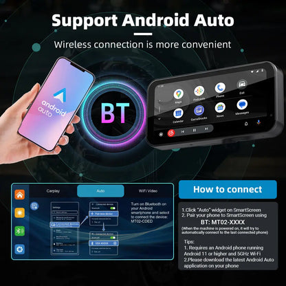 LBC S3 Elite 6.25 inch Motorcycle Navigation Gps with Carplay 2K HD Screen with Camera, TPMS and GPS - Riders Junction