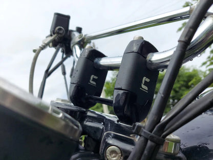 2 Inch Handlebar Risers (Insert Type) for Interceptor 650 - Matt Black