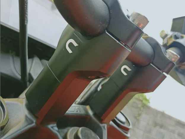 Handlebar Stem Riser for KTM Adventure 2 Inch - Carbon Racing