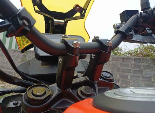 Handlebar Stem Riser for KTM Adventure 2 Inch - Carbon Racing