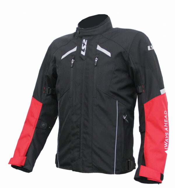 LS2 Serra Mesh Black Red Jacket - Riders Junction