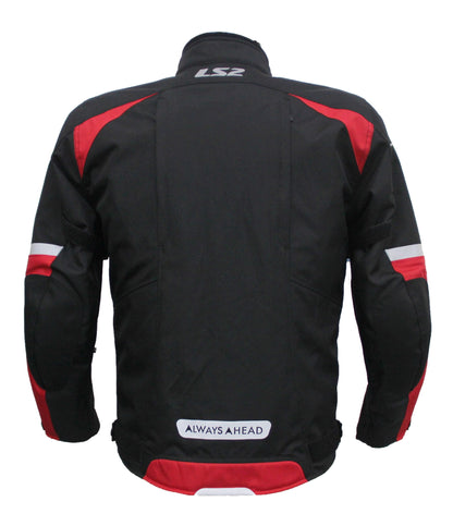 LS2 Serra Mesh Black Red Jacket - Riders Junction