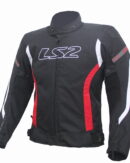LS2 Gate Man Mesh Black Red Jacket - Riders Junction