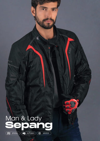 LS2 SEPANG BACK DARK GREY JACKET L2 - Riders Junction