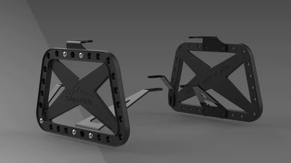 3-Point Pannier Mount / Saddle Stay for KTM 390 Adventure - AdvenTOUR Branded - Carbon Racing - Riders Junction