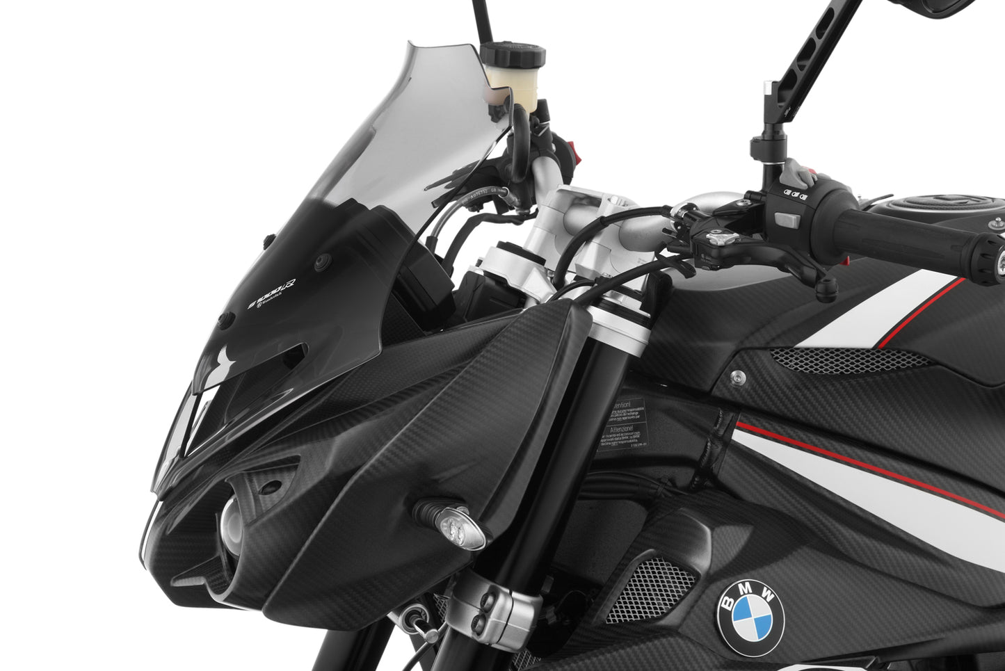 Wunderlich BMW S1000R Screen - Windscreen Touring (H410 W307) Smoked Grey - 35751-002
