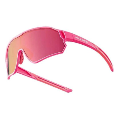 ROCKBROS Kids Polarized Sunglasses UV400 Protection for Youth Boys Girl (14110009004)-Pink