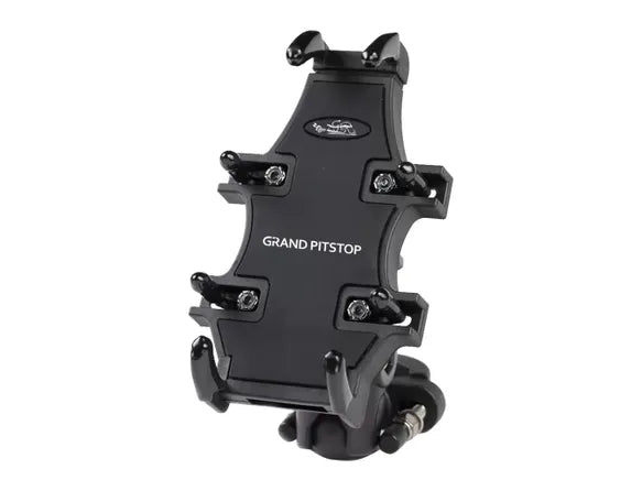 4-Sided Grip Mobile Holder Mount - Black - Grandpitstop