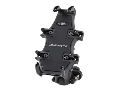 4-Sided Grip Mobile Holder Mount - Black - Grandpitstop