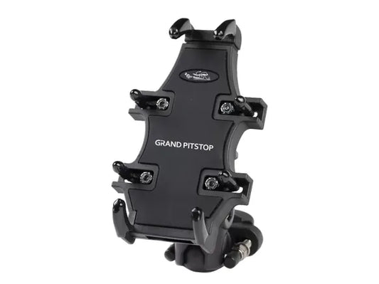 4-Sided Grip Mobile Holder Mount - Black - Grandpitstop
