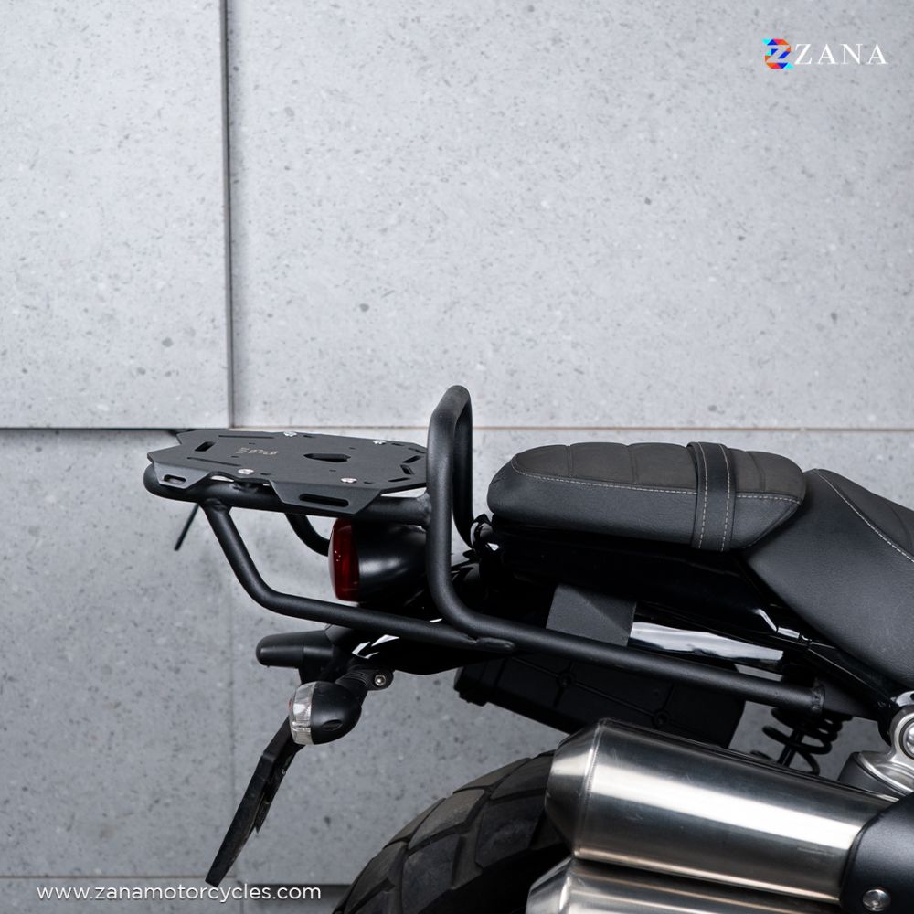 Top Rack with Plate Type-2 for Triumph Street Scrambler 900 - ZANA - ZI-5100
