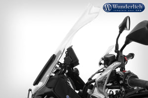 Wunderlich BMW Series GS Screen - Windscreen Marathon (H: 524 mm) Clear No Can be brought seperately - 42710-201