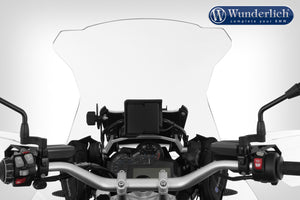 Wunderlich BMW Series GS Screen - Windscreen Marathon (H: 524 mm) Clear No Can be brought seperately - 42710-201