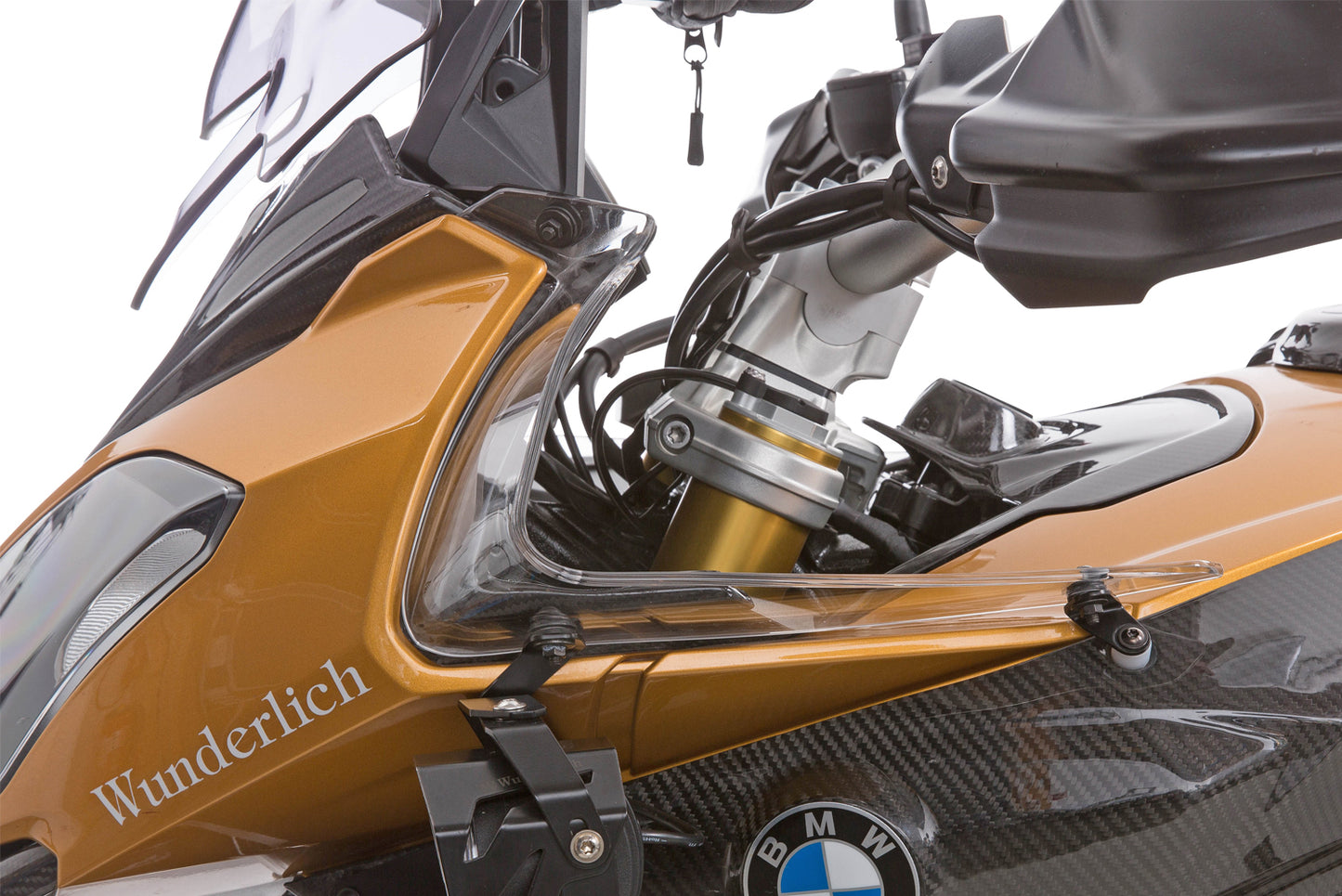 Wunderlich BMW S1000XR Ergonomics - Screen Hand Deflectors Clear - 44830-005