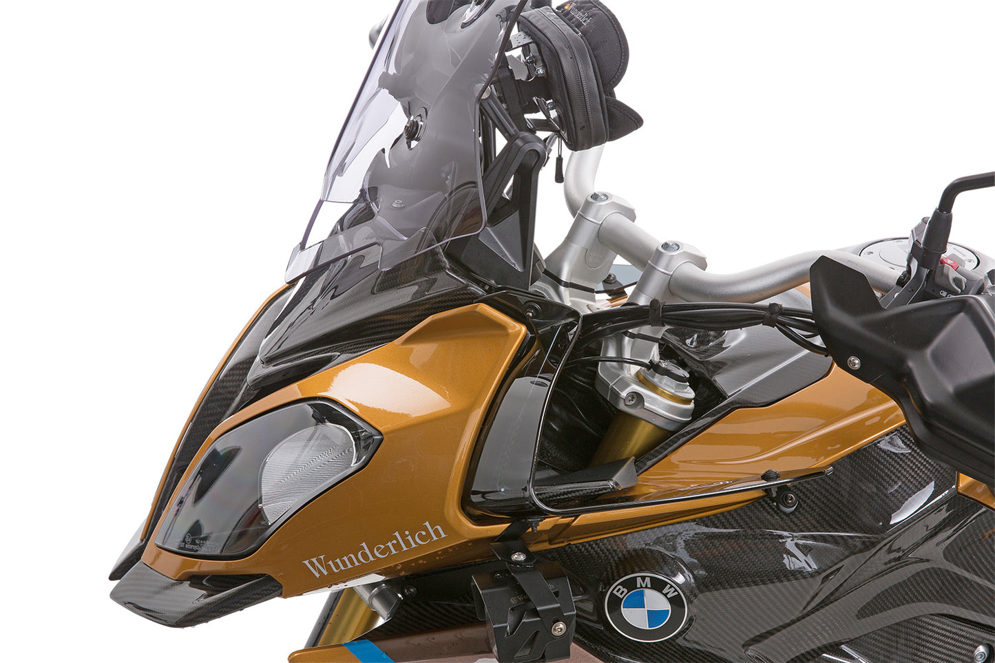 Wunderlich BMW S1000XR Ergonomics - Screen Hand Deflectors Dark - 44830-006