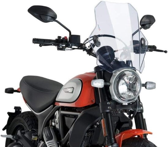 Puig Windshield 8088W MOD. BAT Universal C/Clear - Riders Junction