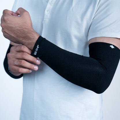 66BHP Arm Sleeve – UV Protection for Men Women-1 Balaclava + 1 Arm Sleeve ( Free Bamboo Socks )