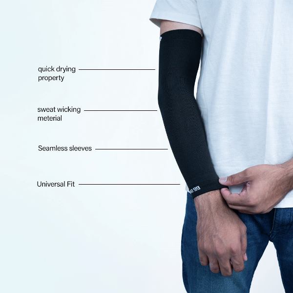 66BHP Arm Sleeve – UV Protection for Men  Women-1 Balaclava + 1 Arm Sleeve