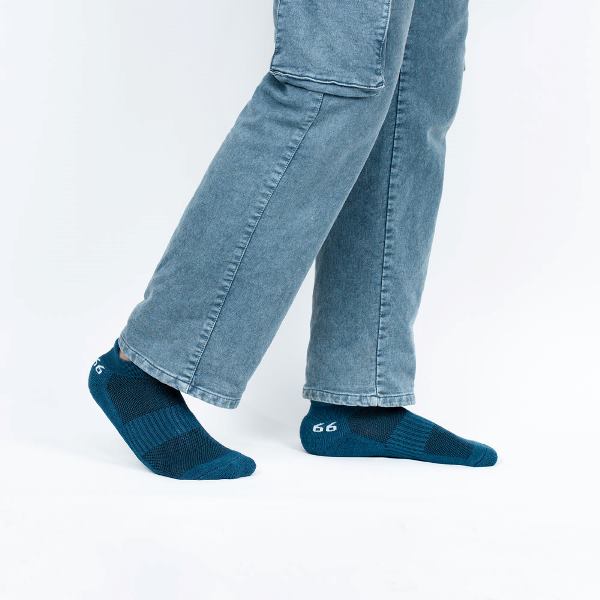 66BHP Bamboo Socks (Men Women)-Radiant Blue-Buy 2 Get 1 Free ( Combo Pack )