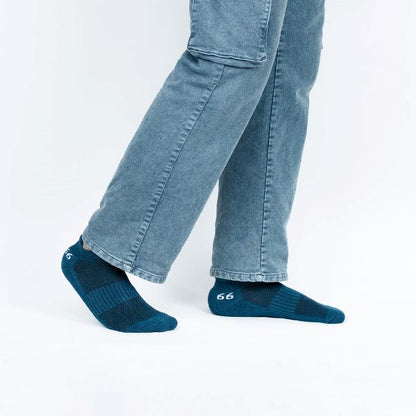 66BHP Bamboo Socks (Men Women)-Radiant Blue-Buy 2 Get 1 Free ( Combo Pack )