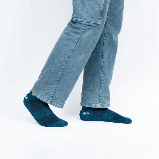 66BHP Bamboo Socks (Men Women)-Radiant Blue-Buy 2 Get 1 Free ( Combo Pack )