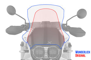 Wunderlich Ducati Desert X Screen - Marathon Clear -70150-000
